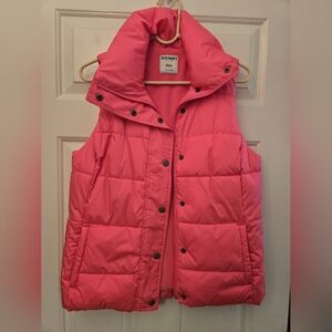 Pink Puffer Vest